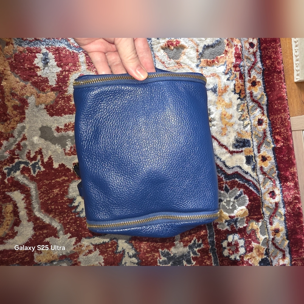 Italian Blue Mini Backpack - Picture 6 of 7